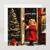 ジョユーノエル – 小さな女の子 シーズンカード (正面/裏面)