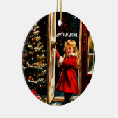 ジョユーノエル – 小さな女の子 セラミックオーナメント (右)