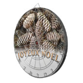 ジョユーノールクリスマスホリデーパインコーン ダーツボード (正面右)