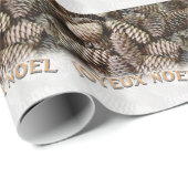 ジョユーノールクリスマスホリデーパインコーン ラッピングペーパー (ロールコーナー)