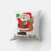 ジョユーノールクリスマフランスのスサンタ クッション (裏面)