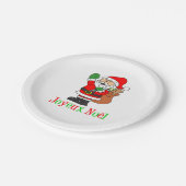 ジョユーノールクリフランスのスマス ペーパープレート (アングル)