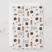 ジョユーノールフラットグリーティングカードクリスマスホリデー シーズンカード (裏面)