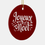 ジョユーノールレッド セラミックオーナメント (右)