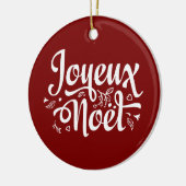 ジョユーノールレッド セラミックオーナメント (左)