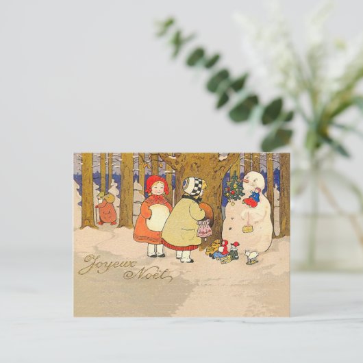 ジョユーノールヴィンテージクリスマス シーズンポストカード (スタンド正面)