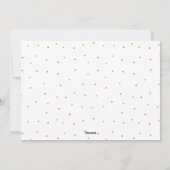 「ジョユー・ノエル」はっきりしたとクリスカラフルマス シーズンカード (裏面)