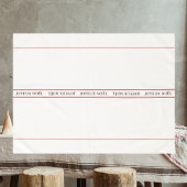 ジョユ伝統的ウフランスのノエルストライプクリスマス テーブルクロス