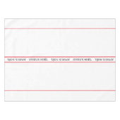 ジョユ伝統的ウフランスのノエルストライプクリスマス テーブルクロス (正面(横))