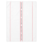 ジョユ伝統的ウフランスのノエルストライプクリスマス テーブルクロス (正面)