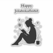 ジョラボカフロド – アイスランドブックフラッド シール (正面)