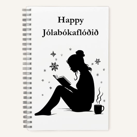 ジョラボカフロド – アイスランドブックフラッド ノートブック (正面)