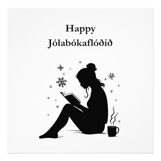 ジョラボカフロド – アイスランドブックフラッド フォトプリント            (正面)