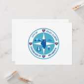 ジョリエ国旗(イリノイ州) カード (正面/裏面インサイチュ)