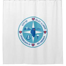 ジョリエ国旗（イリノイ州） シャワーカーテン