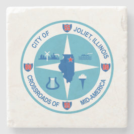 ジョリエ国旗（イリノイ州） ストーンコースター