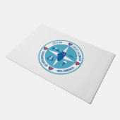 ジョリエ国旗（イリノイ州） ドアマット (アングル)