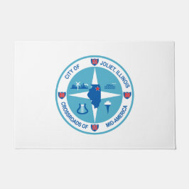 ジョリエ国旗（イリノイ州） ドアマット