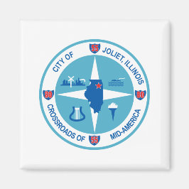 ジョリエ国旗（イリノイ州） マグネット