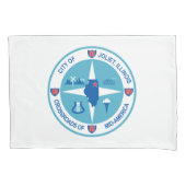 ジョリエ国旗（イリノイ州） 枕カバー (正面左)