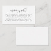 ジョリーおもしろいタイポグラフィフォントウィッシングウェルカード エンクロージャーカード (正面/裏面)