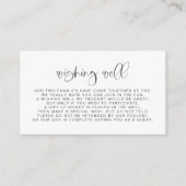 ジョリーおもしろいタイポグラフィフォントウィッシングウェルカード エンクロージャーカード (正面)
