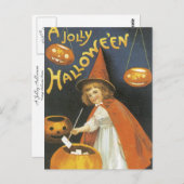 ジョリーなハロウィン ポストカード (正面/裏面)