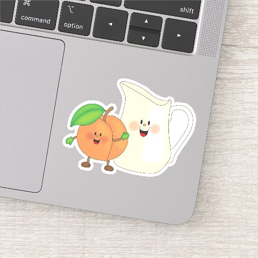 ジョリーキンスの桃とクリーム シール (詳細)