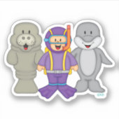 ジョリーキンスキューバフレンズ シール (正面)