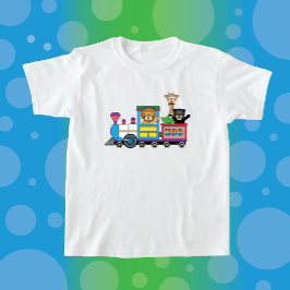ジョリーキンス動物園の列車 Tシャツ