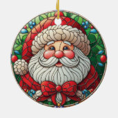 ジョリーサンタのクリスマスツリー装飾 セラミックオーナメント (裏面)