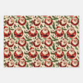 ジョリーサンタのフェスティブオーナメント ラッピングペーパーシート (正面3)