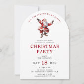 ジョリーサンタクリスマスパーティー 招待状 (正面)