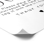 ジョリーシンプルタイポグラフィ未包装ギフトテーブル ポスター (角)