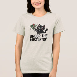 ジョリージョイ 黒猫のヤドリギ カートゥーントレーナー トライブレンドTシャツ