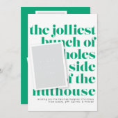 ジョリーストバンチホリデートラディションポートレート写真 招待状 (正面/裏面)