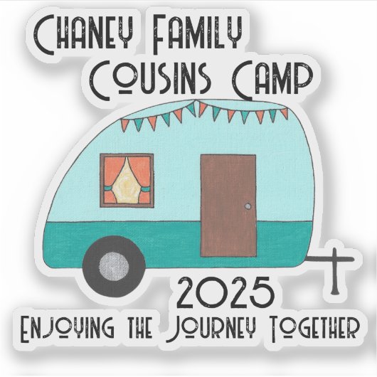 ジョリーハージュカシズキャンプレトロキャンパー シール (正面)