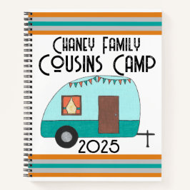 ジョリーハージュカシズキャンプレトロキャンパー ノートブック