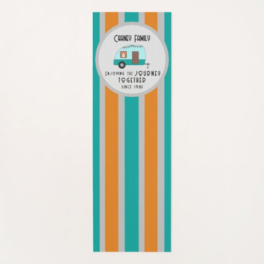 ジョリーハージュカシズキャンプレトロキャンパー ヨガマット (正面)