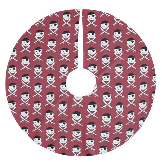 ジョリーフレンドリー・ロジャー ブラッシュドポリエステルツリースカート (正面)