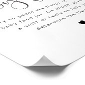 ジョリーモダン・ボホベビーフードゲームサインを推測 ポスター (角)