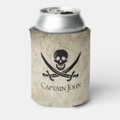 ジョリーロジャーと名前オンヴィンテージ 缶クーラー (缶裏面)