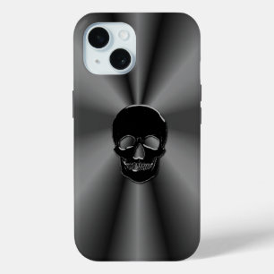 ジョリーロジャーオニックススカル iPhone 15ケース