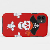 ジョリーロジャースカル、海賊帽、ライリー3種 Case-Mate iPhoneケース (裏面(横))