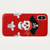 ジョリーロジャースカル、海賊帽、ライリー3種 Case-Mate iPhoneケース (裏面(横))