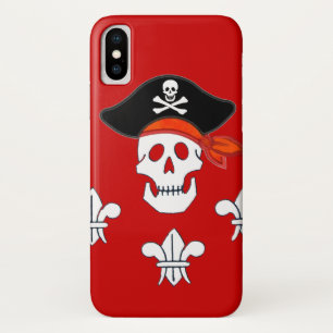 ジョリーロジャースカル、海賊帽、ライリー3種 iPhone X ケース