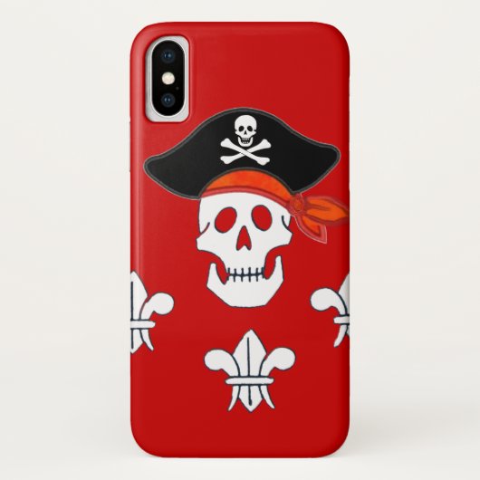 ジョリーロジャースカル、海賊帽、ライリー3種 Case-Mate iPhoneケース (裏面)