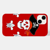ジョリーロジャースカル、海賊帽、ライリー3種 Case-Mate iPhoneケース (裏面 (横))