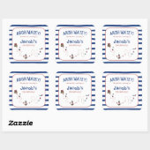 ジョリーロジャーパイレーツアホイマテイバースデーパーティー スクエアシール (シート)