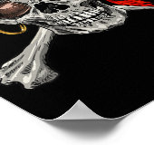 ジョリーロジャーパイレーツスカルクロスボーンハロウィンコスト ポスター (角)